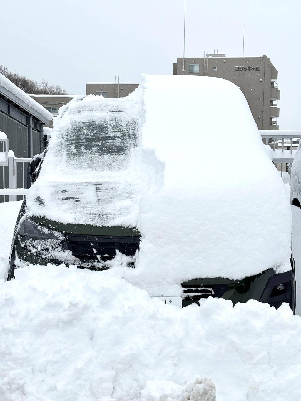 ついにドカ雪！けどこんな時こそ試乗！！