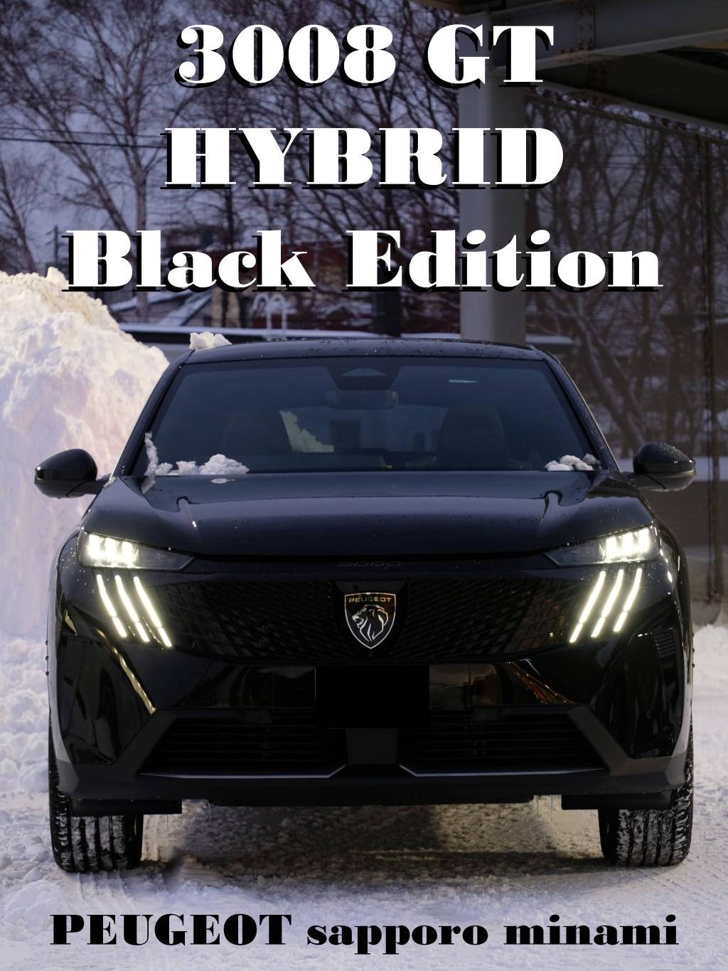 🖤✨3008 GT HYBRID Black Edition デビューフェア開催！✨🖤